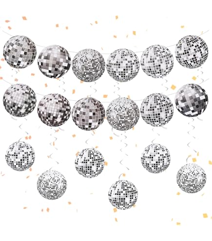 Discokugel Lametta Vorhang Silber - GREATRIL Luftschlangen Party Vorhang Foil Fotowand Hintergrund Deko für Eurovision Song Contest 2026 Disco Ball 90er Retro Geburtstag Party Discokugel Lametta Vorhang Silber - GREATRIL Luftschlangen Party Vorhang Foil Fotowand Hintergrund Deko für Eurovision Song Contest 2026 Disco Ball 90er Retro Geburtstag Party