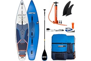 CampSup WindSUP STX nadmuchiwana deska do wiosłowania z opcją windsurfingu, dla początkujących i zaawansowanych z akcesoriami