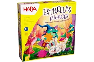 HABA 1307119006 - Estrellas Fugaces, Juego Infantil de Mesa de Memoria y recolección. Más 4 años