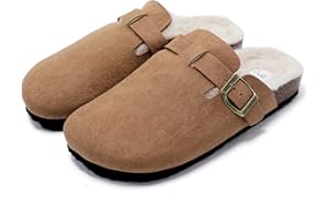 JOMIX Sabot Donna Eleganti Punta Chiusa Sottopiede Peloso