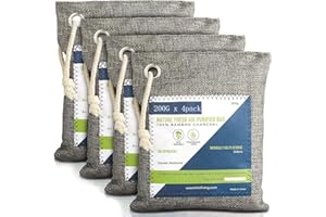 FAVSON Nature Fresh Air Purifier Bags - Activated Bamboo Charcoal Air Purifying Bag Odor Eliminators For Home, Activated Charcoal OdorCar Air Freshener