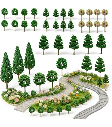 15 arbres feuillus 10-18 cm - Alsace Modélisme