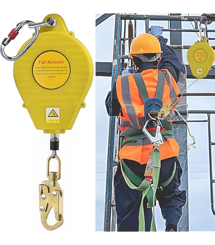 Dispositif Anti Chute Retractable 3-20m, Stop Chute à Rappel