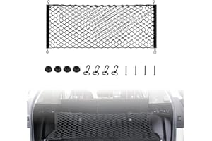 DOCAS Filet de Rangement de Coffre Universel en Maille 90x40cm - Organizer pour Voiture, Camion, SUV, Bateaux, Maison (Style4)