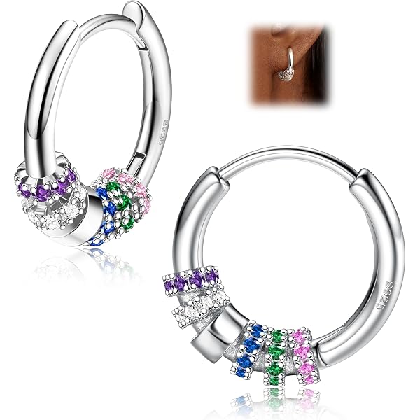 Orecchini huggie colorati con pietre in [3520] | Michael Kors [IT