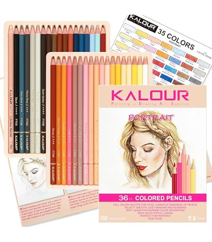 Giotto Stilnovo Skin Tones Crayons de couleur – École Enfants Art Student
