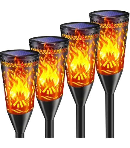Toddmomy Solar-Gartenleuchten Set – 4 Stück, Ananas & Kaktus Design, LED, IP55 Wasserdicht, Für Beete & Terrasse