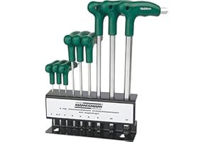 Mannesmann M18150 zestaw kluczy T 10-częściowy sześciokątny/głowica kulowa,