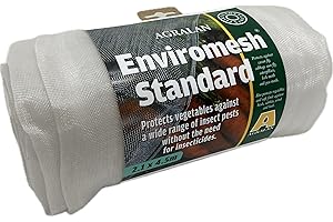 RHS Agralan Enviromesh Fine Garden Insect Netting Mesh For Crop & Vegetable Pest Protection (Standard - 2.1m x 4.5m)