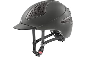 Uvex Exxential II Led Casco de equitación, Unisex Adulto