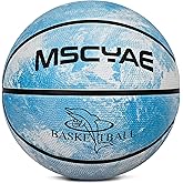 MSCYAE Balón de Baloncesto Tamaño 5,Baloncesto para Niños,Mini Baloncesto Tamaño 3 Ideal para Las Manos de los Niños Jóvenes,