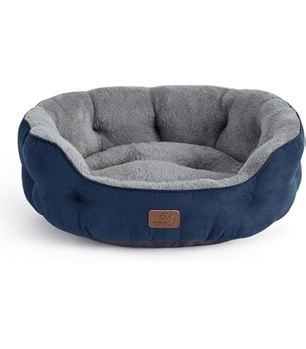 BEDSURE kattenbed wasbaar - 63x53x20cm kattenbed met dubbelzijdig binnenkussen kattenslaapplaats voor katten of kleine honden,Grijs
