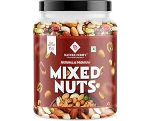 Nature Purify Mixed Dry Fruits Premium Blend 1kg | Almonds, Cashews, Kishmish, Apricots & Seeds Mix | Fresh Crunchy Nut & Fruit Combo Pack for Snackin