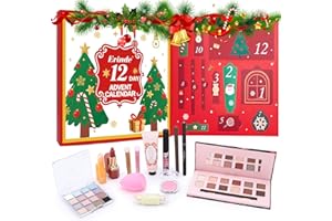 Erinde Calendario Avvento 2025 Make up, 12 sorprese di bellezza, il perfetto regalo di Natale per donne e ragazze, calendario del conto alla rovescia del trucco