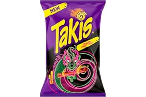 BICKERY Takis Corn Chips - 18 x 100g - Affronta l'intensità con Takis (Dragon Sweet Chili)