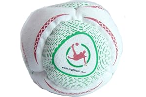 Juggle Pro Footbag World Cup – Handgenähter 8-Panel Hacky Sack Ball – Aus Amara Ultra Wildleder – Für Freestyle Tricks & Fußjonglage
