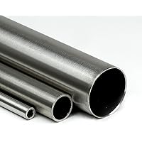 Edelstahl Rundrohr V2A Ø 42,4x2mm - K240 - Länge 25mm / 2,5cm auf Zuschnitt