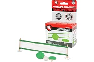 FUNTIME GIFTS World's Smallest Table Tennis, Travel game, Miniature tennis