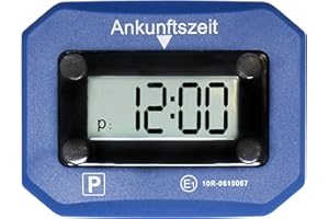 VZL Parkscheibe elektrisch mit Zulassung - elektronische Parkscheibe mit Zulassung - Auto Zubehör Digitale Parkscheibe & automatische Parkscheibe - zuverlässige Parkuhr elektronisch mit Zulassung
