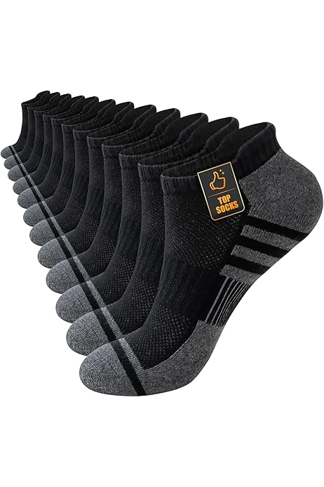 Calzini Corti Uomo-Donna 6 Paia - Cotone Traspirante Per Sport E Giorno - Foto 3