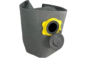 Macam Sac à poussière réutilisable longue durée compatible avec les aspirateurs Karcher WD2, WD3, WD4, WD5, WD6 (WD5)