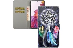LEMAXELERS iPhone 15 6.1" Hülle, iPhone 15 Handyhülle 3D Glitzer Glitter Traumfänger Mädchen Flip Case PU Leder Cover Magnet Schutzhülle Ständer Handytasche für iPhone 15,BX FL