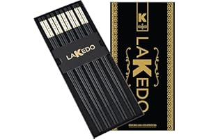 LAKEDO Chopsticks (5 Pairs Pack) Fiberglass Chop Sticks Reusable Set Japanese Chinese Korean - Perfect for Kitchen & Dining, Anti-Skid Design, Easy to Clean