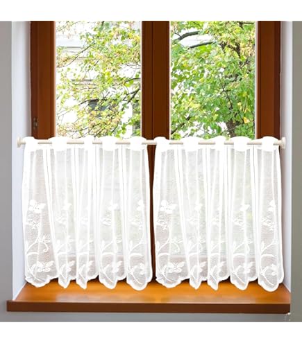 Tenda della finestra jacquard graficamente altezza 70 cm | Può