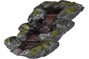 Köhko Alargador para arroyo con revestimiento de musgo, cascada ampliable para estanque de jardín 14005M