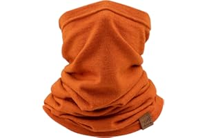 ACUSHLA 100% Merino Wool Neck Gaiter Ski Face Mask Scarf Neck Warmer for Men & Women All Weather