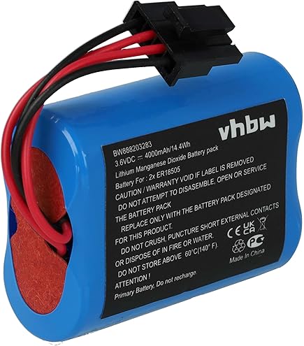 Batterie 2000mAh Pour Visonic PowerMaster/PowerMax - 4.8V Ni-MH, Remplace 103-303707, 99-301712