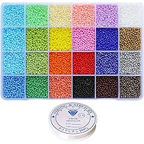 Bala&Fillic Perles De Rocaille De 3mm Blanche Couleur,3600pcs