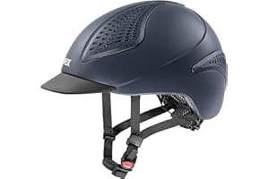 uvex exxential III – Casco de equitación Unisex Ligero – Ajuste de Talla Individual