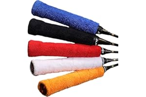 Hayaww Surgrip Badminton Grip Raquette De Badminton Absorbant Transpiration AntidéRapant Respirant pour Raquette Tennis Raquette De Badminton Canne Golf Baseball Raquette De Tennis-Squash