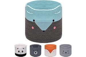 AXHOP cesto ropa sucia , cesto juguetes , cesta de juguetes para niños, ropa y decoración de habitaciones. la mejor canasta de regalo para niños, gatos, perros.