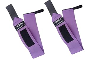ADIX Sports - 24 Inch Power Weight Lifting Wrist Wraps Supports Gym Training Fist Straps - Sold as Pair & One Size Fits All