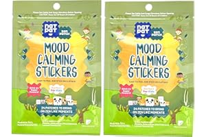GENERIC Twin Pack of NATPAT Stickers - 48 x Zen Patch Mood Calming Stickers - 48 Total.