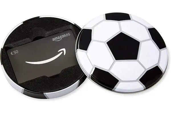 Tarjeta Regalo Amazon.es - Estuche balón de fútbol