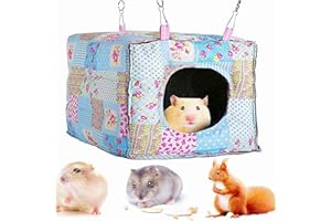 MINGZE Amaca per piccoli animali Furetto di maiale Criceto di cincillà Cincillà, amaca di lusso, piccolo animale (blu)