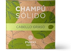 JABONES PARDO Champú Solido Cabello Graso. Pardo Natur |Limpieza profunda y duradera | Ingredientes naturales | 60 gr