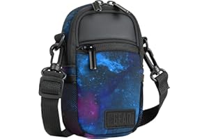 USA Gear Bolso para Cámara Apuntar y Disparar con Bolsillos Accesorios, Cubierta Iluvia y Correa de Hombro - Compatible con Sony CyberShot, Canon PowerShot ELPH, Nikon COOLPIX y Más