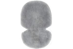 Mamas & Papas Baby Luxury Sheepskin Liner for Pram, Pushchair, Buggy, Stroller – Grey