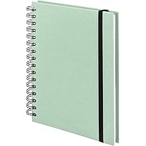 Rössler Notizbuch DIN A5 - Wire-O Binding Mit Gummizug Taupe 80 Blatt