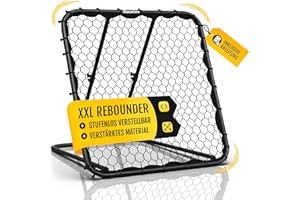 ‎RACETEX Racetex Rebounder für Fußball XXL [125cm x 125cm] - Fussball Rebounder mit robuster Konstruktion und stufenlos verstellbarem Winkel - Rebounder Fußball für Schuss-, Pass- und Ballannahmetraining