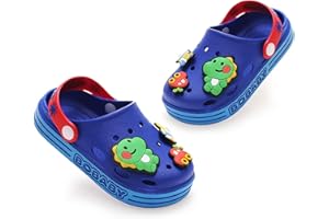 ZYLDK Kinder Clogs Pantoletten Sommer Gartenschuhe Mädchen Jungen Strand Sandalen Slip On Flach Badeschuhe Gummi Gartenclogs Outdoor Unisex Hausschuhe