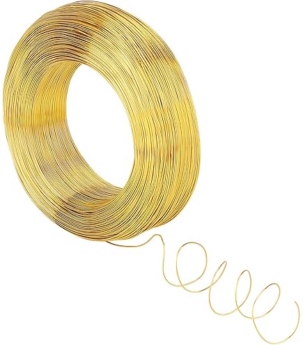 Novaliv 159 meter aluminiumdraad, 3 mm, zilver, knutseldraad, ideaal