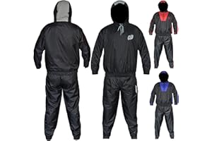 AQF Chándal Sauna, Traje Sauna Hombre, Sauna Suit Mujer, Traje De Sudoracion, chandal sudoracion Para Gimnasio Trotando Running Fajas (Chandal Sauna Completo)