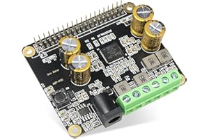 INNOMAKER Raspberry Pi Audio Ampilifier 2x40W Class D HiFi AMP Pro Hat Featuring 48KHz/24bit MA12070P Support Volumio, Max2Play, Raspbian, Bluetooth Streaming Home Stereo Receiver