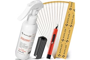 SAPLIZE Golf Grip Kits for Regripping Golf Clubs, Options Including 15 Golf Grip Tape Strips, Grip Solvent, Hook Blade & Rubber Vise Clamp