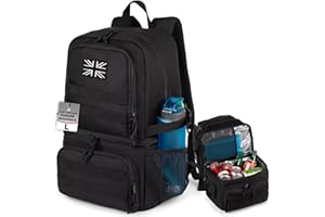 BUNNYCHIC Tactical Double Deck Cooler Backpack for Men,Large Lunch Backpack With 2 Compartment,Soft Cooler Bag